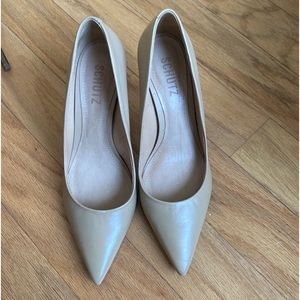 Leather Schutz heels size 7.5